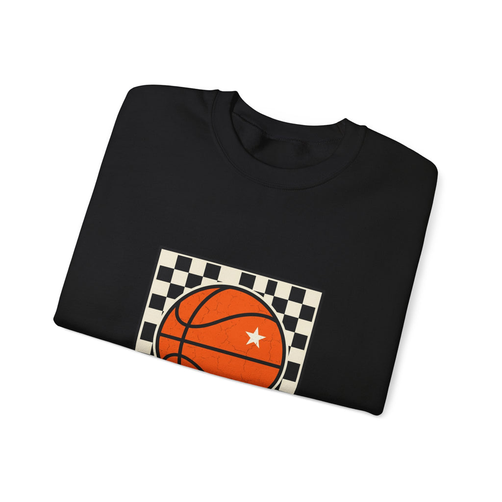 Texas Hoops Basketball Crewneck Sweatshirt | Western Typography, State Pride