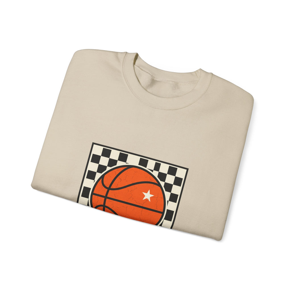 Texas Hoops Basketball Crewneck Sweatshirt | Western Typography, State Pride