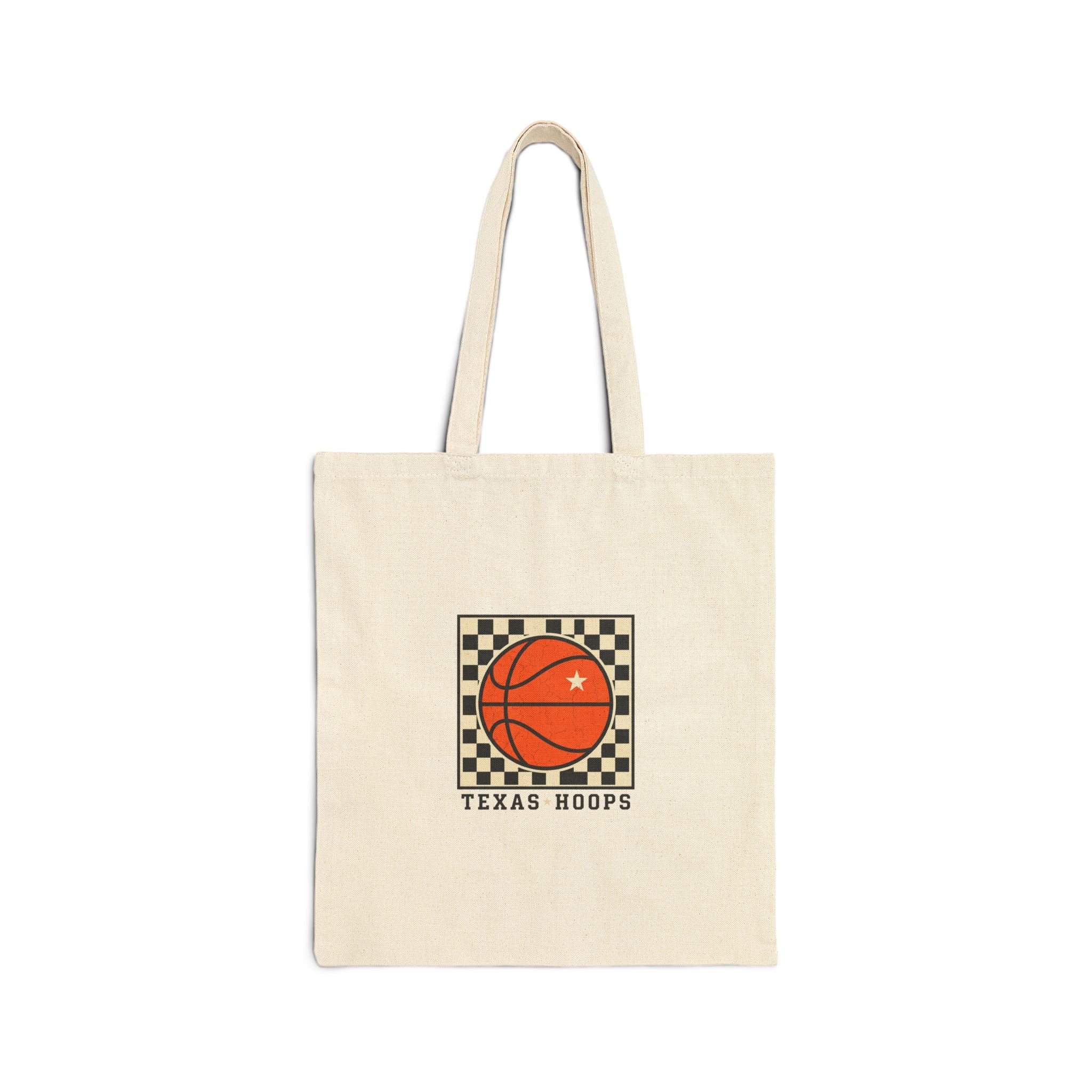 Texas Hoops Basketball Tote | Western typography, state pride