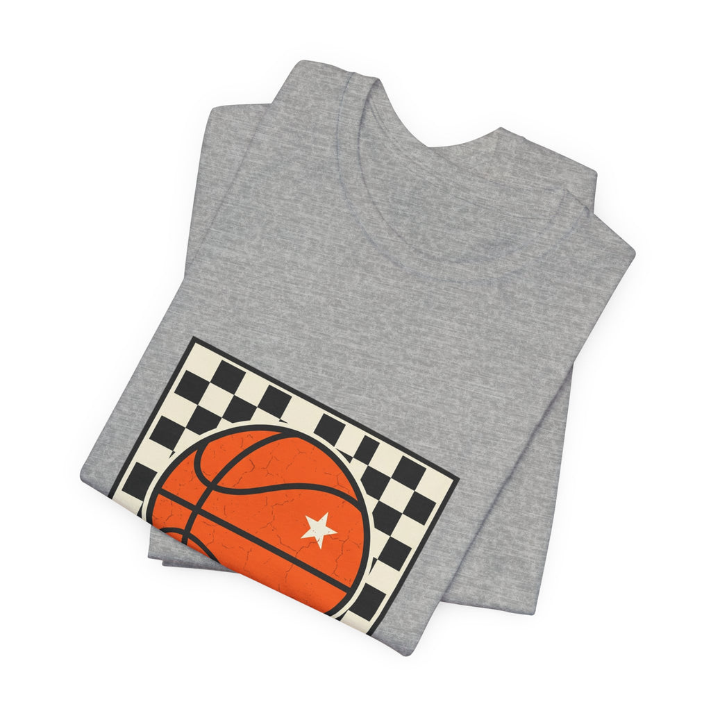 Texas Hoops Basketball Tee | Western typography, state pride