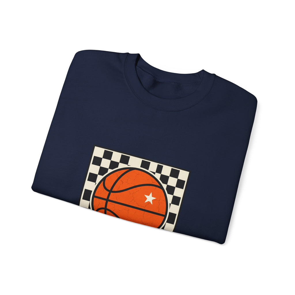 Texas Hoops Basketball Crewneck Sweatshirt | Western Typography, State Pride