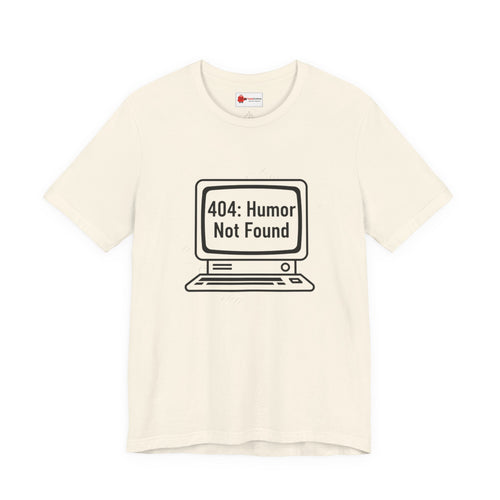 404 Humor Not Found Tee | Programmer Humor Shirt | Coding Joke Minimal Design