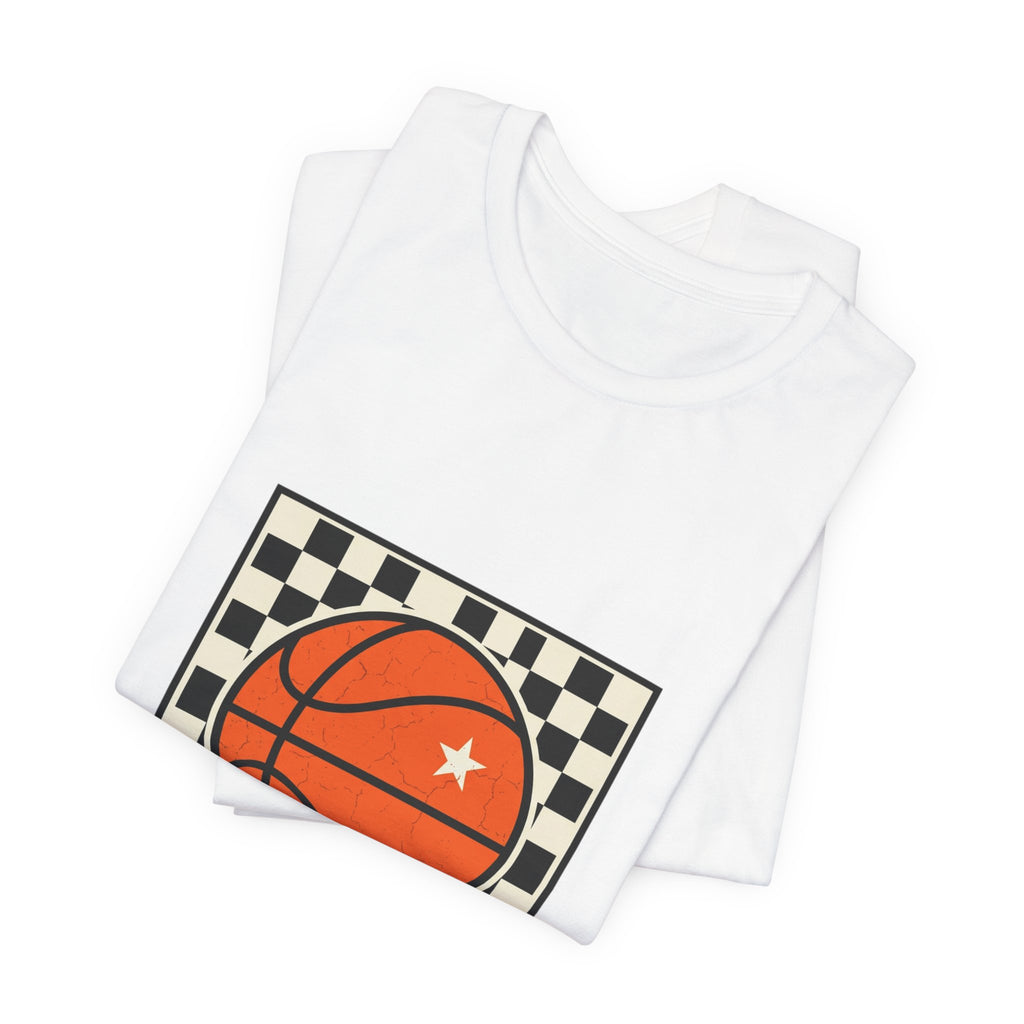 Texas Hoops Basketball Tee | Western typography, state pride