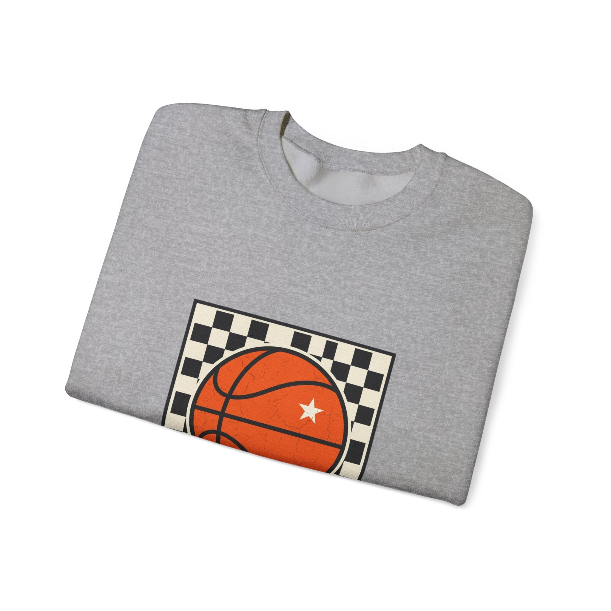 Texas Hoops Basketball Crewneck Sweatshirt | Western Typography, State Pride
