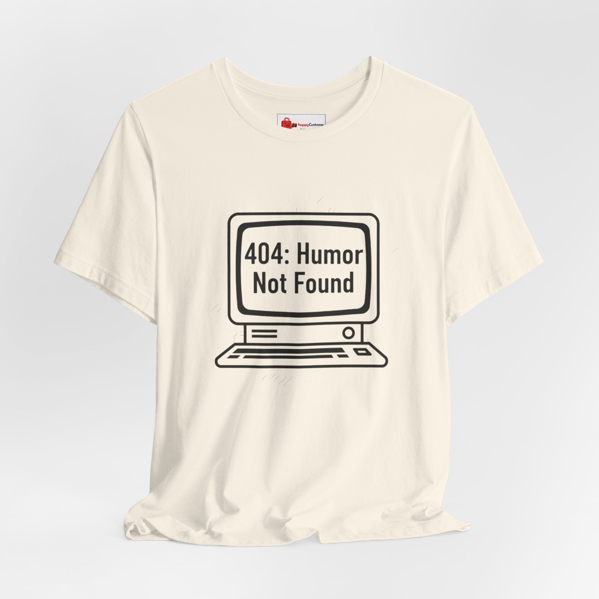 404 Humor Not Found Tee | Programmer Humor Shirt | Coding Joke Minimal Design